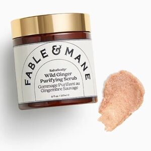 Fable & Mane Ginger Scalp Scrub with Gold Lid full size